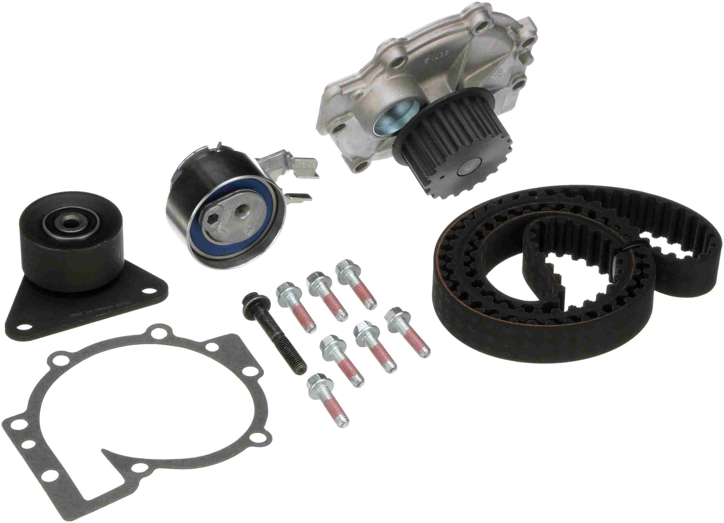 Gates 04-10 Volvo S40/08-11 C30 Timing Belt Component Kit w/ Water Pump tckwp331b