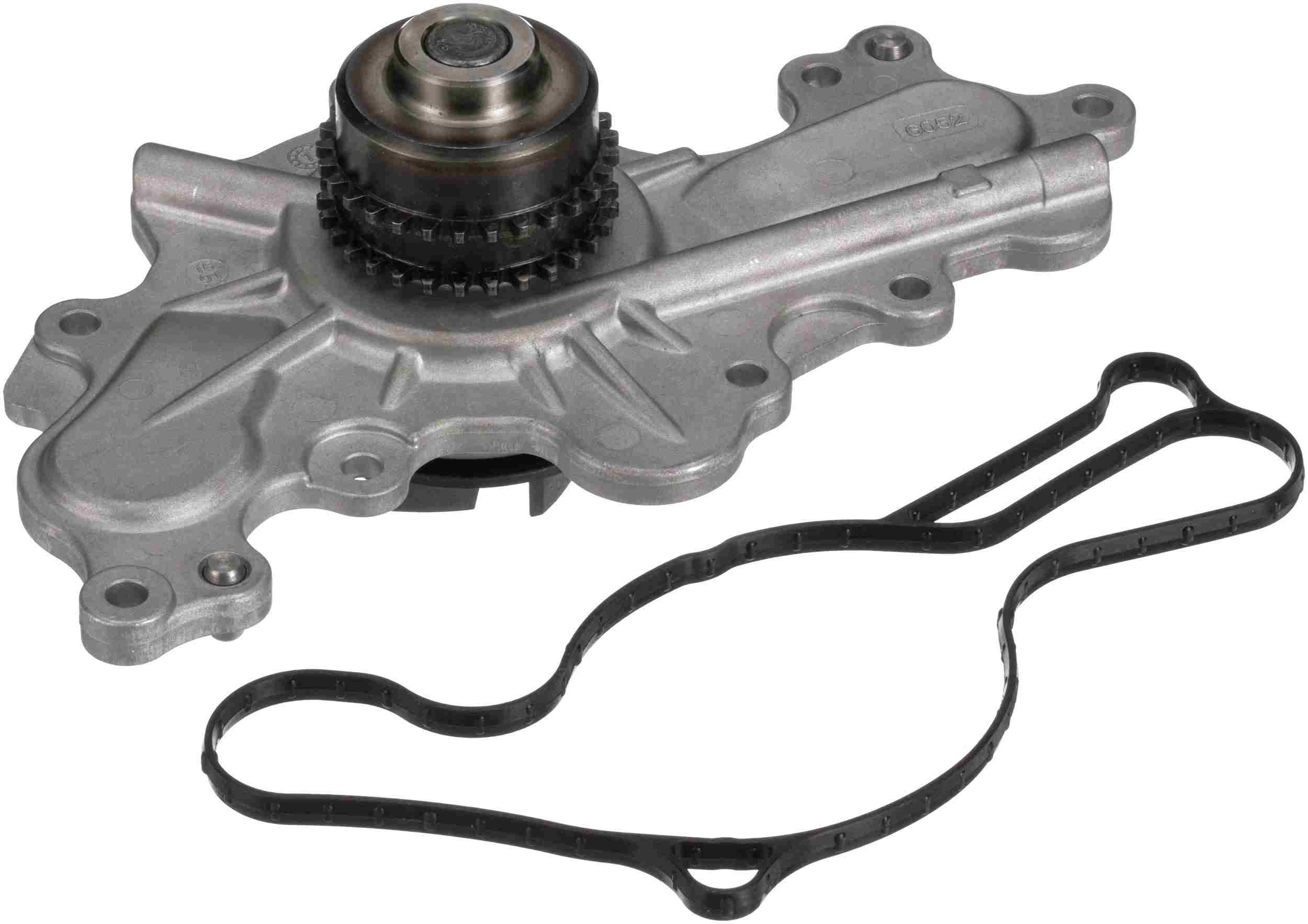 Gates 2018 Ford Explorer V6 3.5L Cast AL Reverse Rotation Timing Chain Driven (w/Gasket) Water Pump 43275