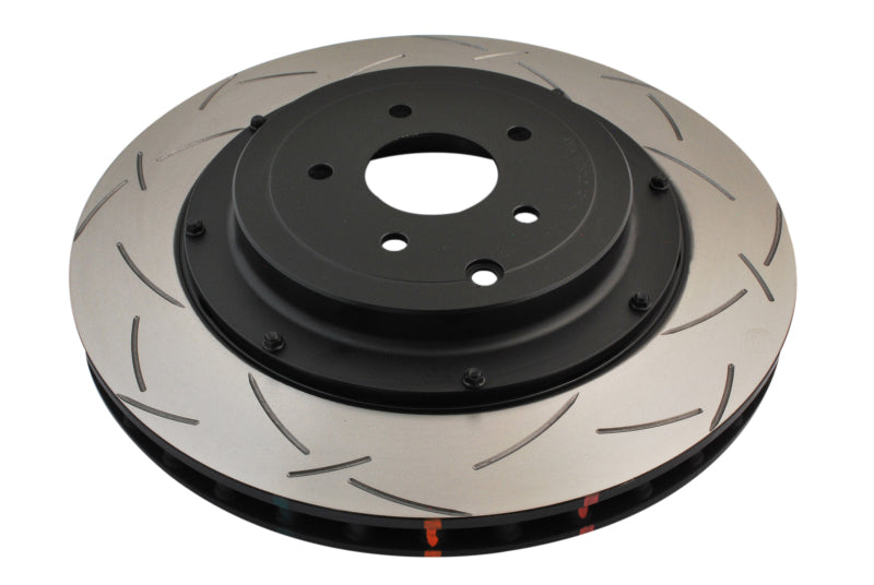 DBA 09+ Nissan GTR R-35 Rear Slotted 5000 Series 2 Piece Rotor Assembled w/ Black Hat 52321BLKS 52321BLKS Photo - out of package