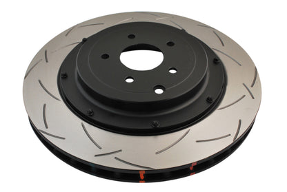 DBA 09+ Nissan GTR R-35 Rear Slotted 5000 Series 2 Piece Rotor Assembled w/ Black Hat 52321BLKS 52321BLKS Photo - out of package