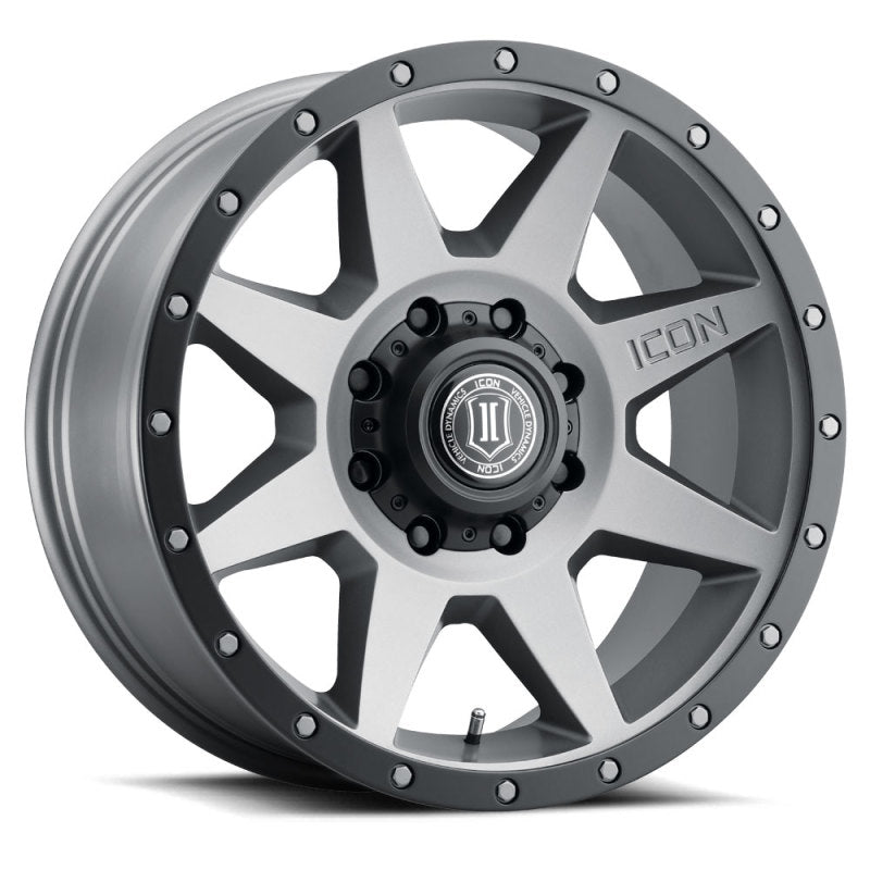 ICON Rebound 20x9 8x180 12mm Offset 5.5in BS Titanium Wheel 1820908955TT 1820908955TT Photo - Primary