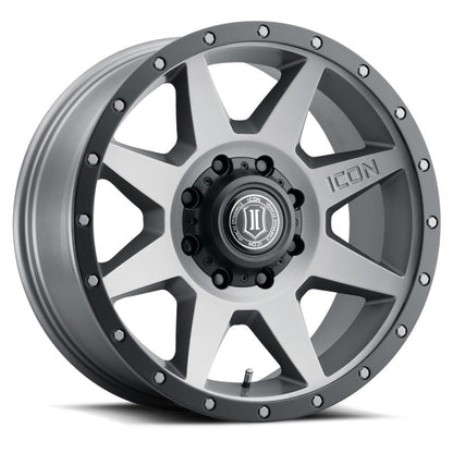 ICON Rebound 20x9 8x6.5in 12mm Offset 5.5in BS Titanium Wheel 1820908055TT 1820908055TT Photo - Primary