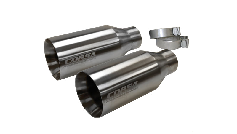 Corsa Performance Corsa 2017 Ford F-150 Raptor 3in Inlet / 5in Outlet Satin Polished Tip 14051 Photo - Primary