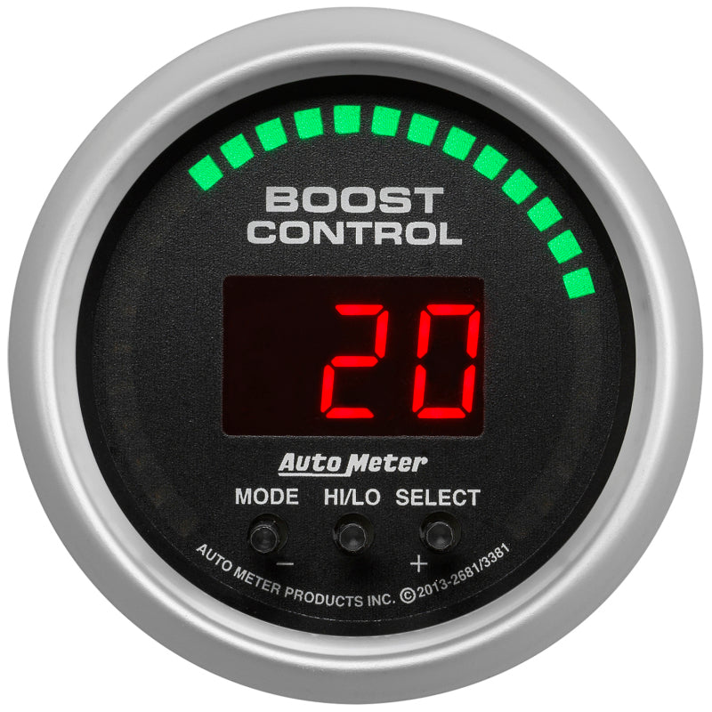 Autometer Sport-Comp 52mm 30inHG/30psi Digital Boost Controller 3381 3381 Photo - Primary
