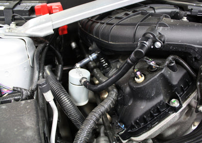 J&L 11-17 Ford Mustang V6 Passenger Side Oil Separator 3.0 - Clear Anodized 3014P-C 3014P-C Photo - Primary