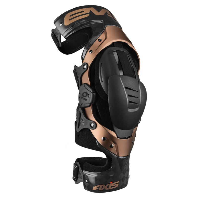 EVS Axis Pro Knee Brace Black/Copper - Medium/Right AXISP-BK/COP-MR