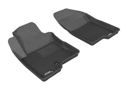 3D MAXpider 2007-2013 Jeep Compass Kagu 1st Row Floormat - Black L1JP00811509 L1JP00811509 Photo - Primary