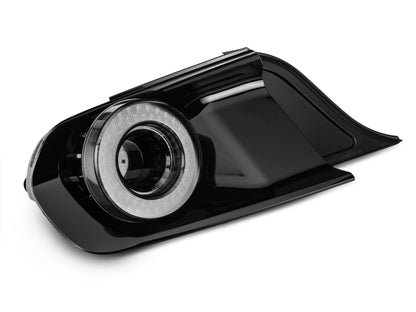 Raxiom 15-22 Ford Mustang Halo LED Tail Lights - Gloss Black Housing (Smoked Lens) 393827 393827 Photo - Close Up