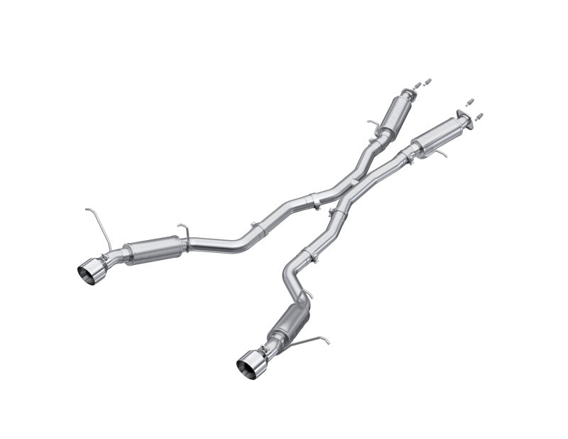 MBRP 2012+ Jeep Grand Cherokee SRT 6.4L 3in Dual Rear Exit Aluminized Catback Exhaust - T304 Tips S5525AL S5525AL Photo - Primary