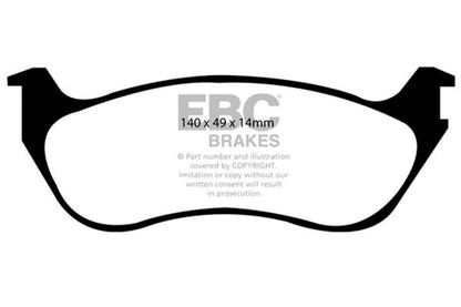 EBC Disc Brake Pad Set DP61631 Photo - Primary