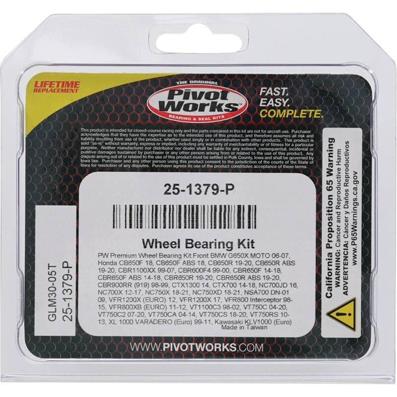 Pivot Works Pw Premium Wheel Bearing 25-1379-P 25-1379-P Photo - Primary