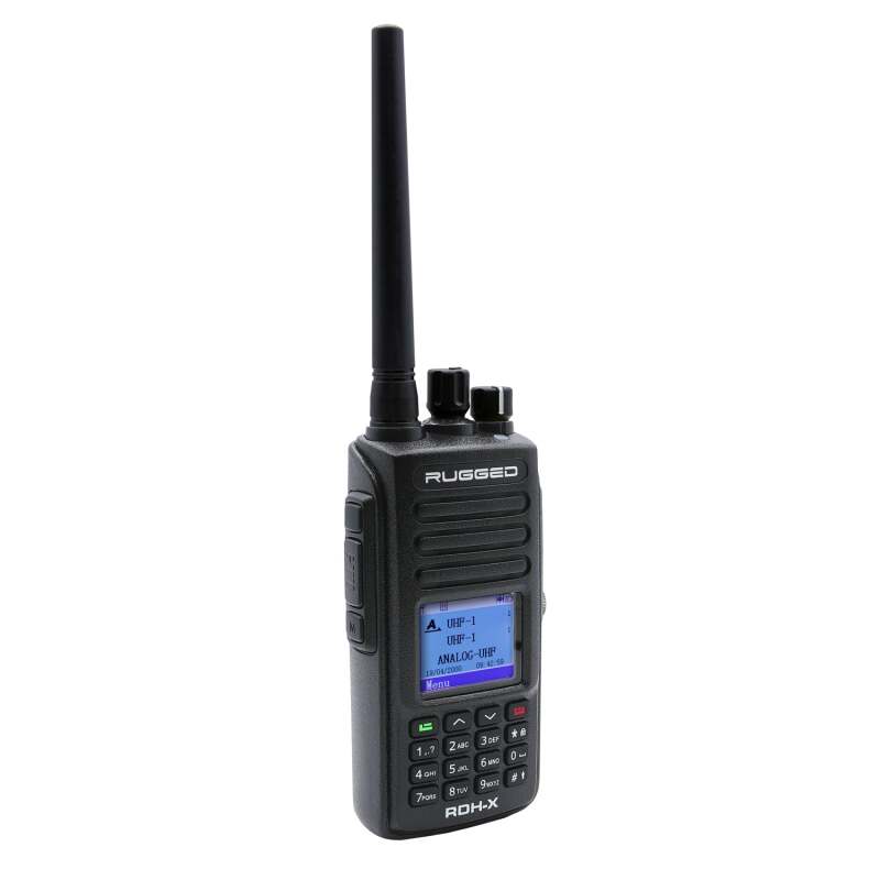 Rugged Radios WATERPROOF - Rugged RDH-X - Bus Band 2-Way Radio - Digital and Analog / Black RDH-X RDH-X Photo - Primary
