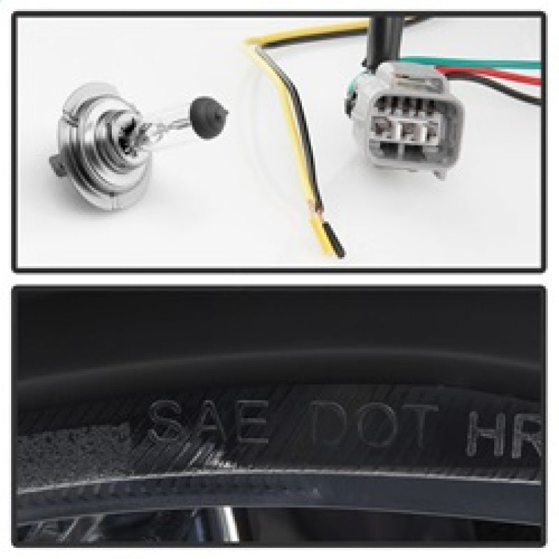 Spyder Scion FRS 12-14 Projector Headlights DRL LED Black PRO-YD-SFRS12-BK 5075413 5075413 Photo - Unmounted