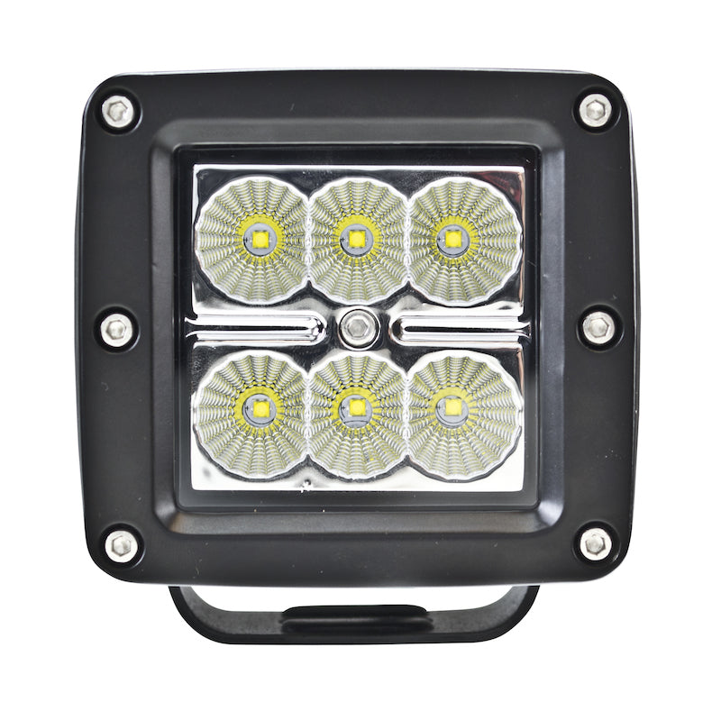 Hella Value Fit 3.1in - 18W Cube Flood Beam - LED Light 357204051 357204051 Photo - out of package