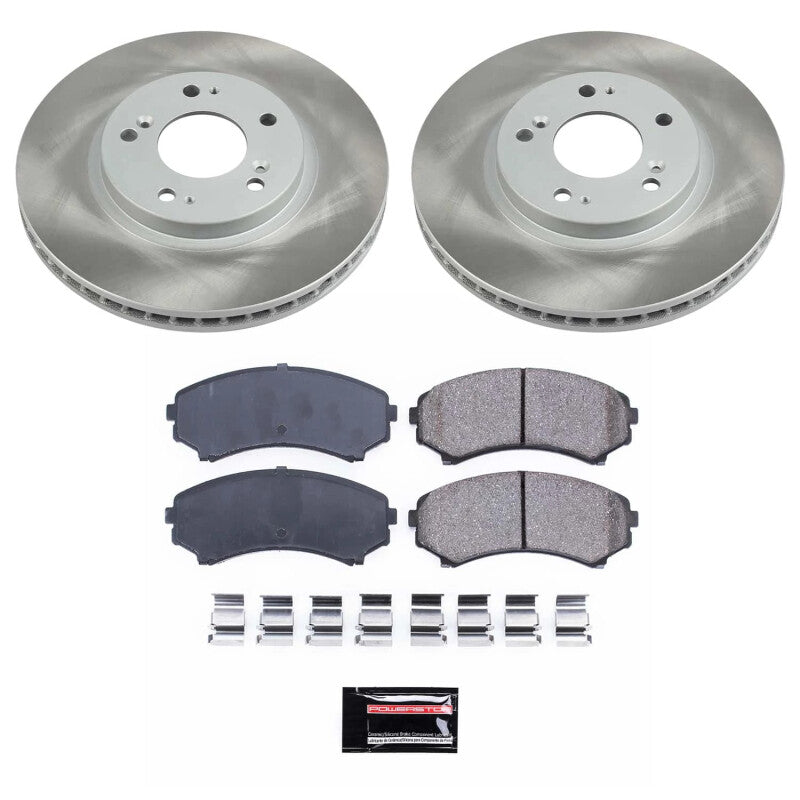 PowerStop Power Stop 10-11 Mitsubishi Endeavor Front Semi-Coated Rotor Kit SC5258 SC5258 Photo - Primary