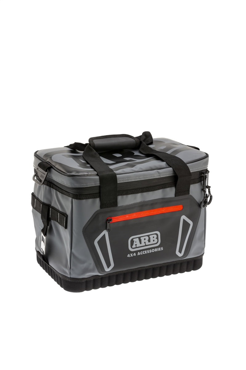 ARB Cooler Bag Charcoal w/ Red Highlights 15in L x 11in W x 9in H Holds 22 Cans 10100376 10100376 Photo - Primary