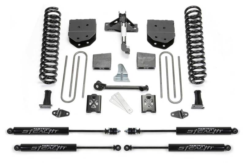 Fabtech 05-07 Ford F350 4WD 6in Basic System w/Stealth Shocks K20102M K20102M Photo - Primary