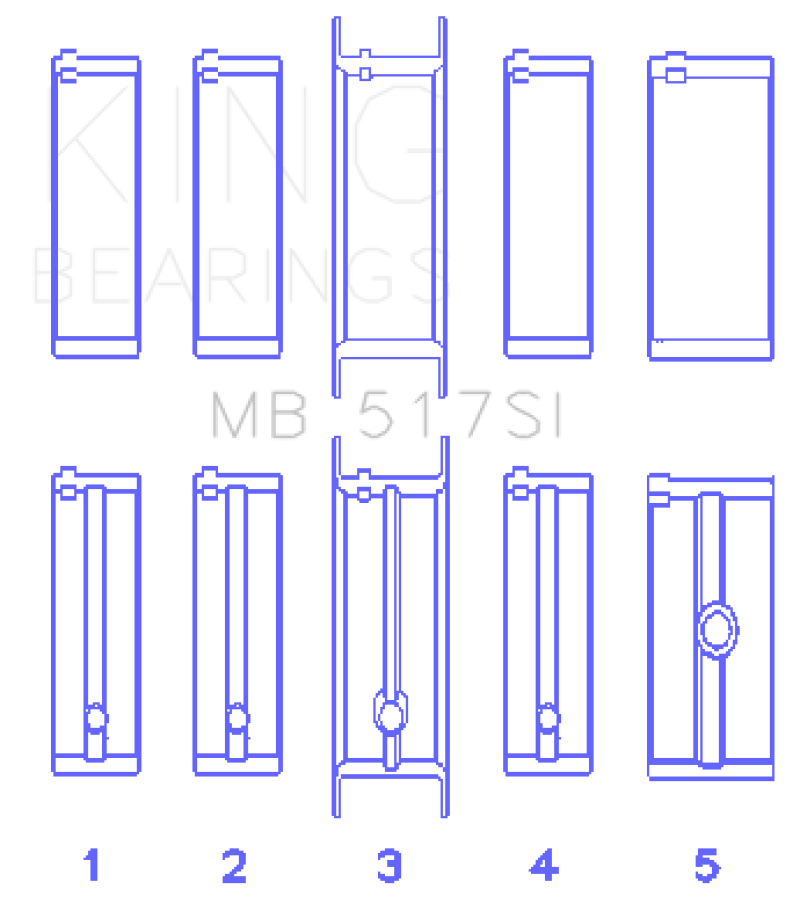 King Engine Bearings KING Main Bearings Engine Components Bearings main image