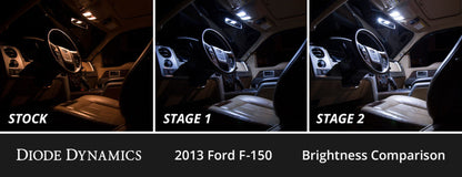 Diode Dynamics 09-14 d F-150 Interior LED Kit Cool White Stage 1 DD0593 DD0593 User 2