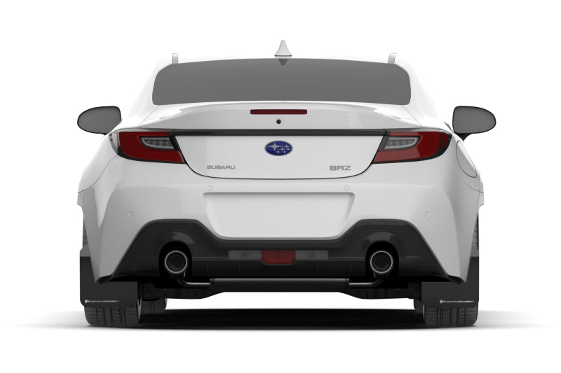 Rally Armor 2022+ Subaru BRZ / 2022+ Toyota GR86 Black UR Mud Flap w/ White Logo MF99-UR-BLK-WH MF99-UR-BLK-WH User 1