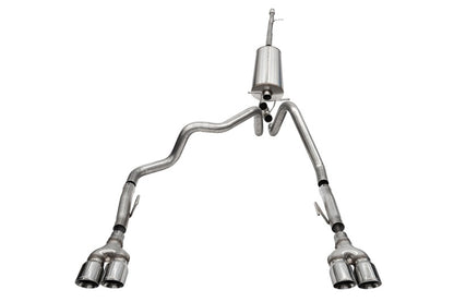 CORSA Performance Corsa 22-23 Chevrolet Silverado 1500 Cat-Back Dual Rear Exit with Twin 4in Polished Tips 21238 21238 Photo - Primary