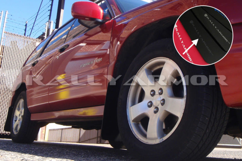 Rally Armor 1998-2002 Forester Mud flap Grey logo MF13-UR-BLK/GRY User 1