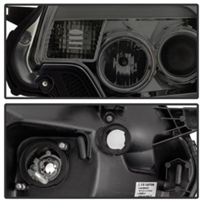 Spyder Toyota Tacoma 12-16 Projector Headlights Light Bar DRL Smoke PRO-YD-TT12-LBDRL-SM 5081728 5081728 Photo - Unmounted