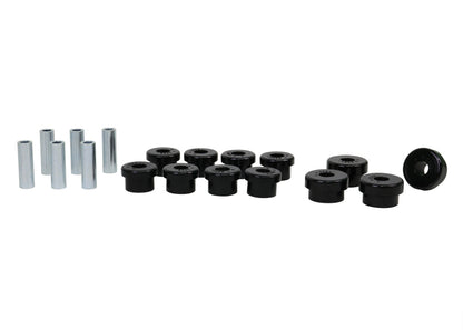 Whiteline Plus 88-00 Honda Civic / 88-9/95 CRX Rear Control Arm - Lower Inner & Outer Bushing Kit W62005 W62005 Photo - Primary