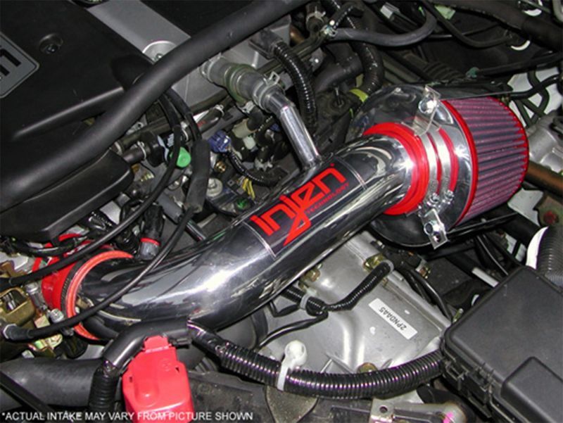 Injen  02-06 RSX (CARB 02-04 Only) Polished Short Ram Intake 05874 IS1471P Photo - Mounted
