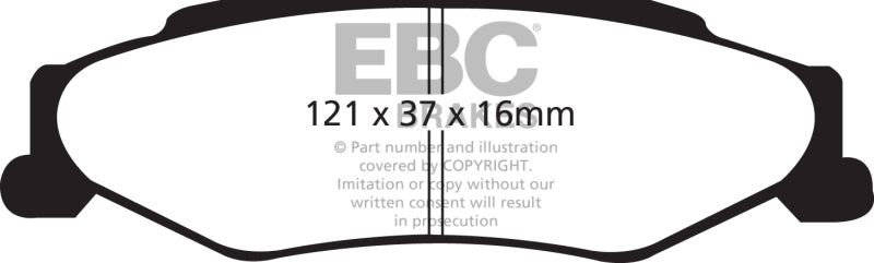 EBC Disc Brake Pad Set DP31160C Photo - Primary