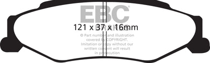 EBC Disc Brake Pad Set DP31160C Photo - Primary