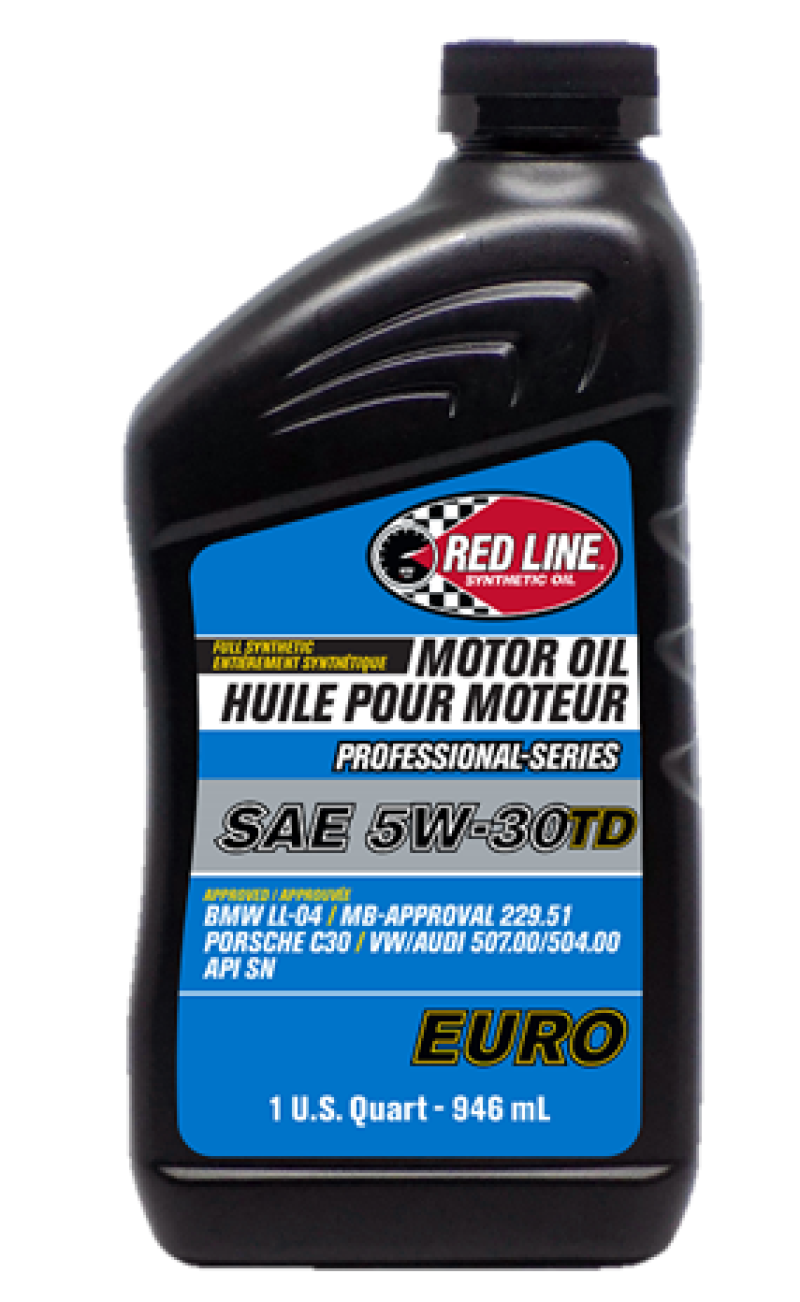 Red Line Professional Series Euro 5W30 TD Motor Oil - Quart 12224