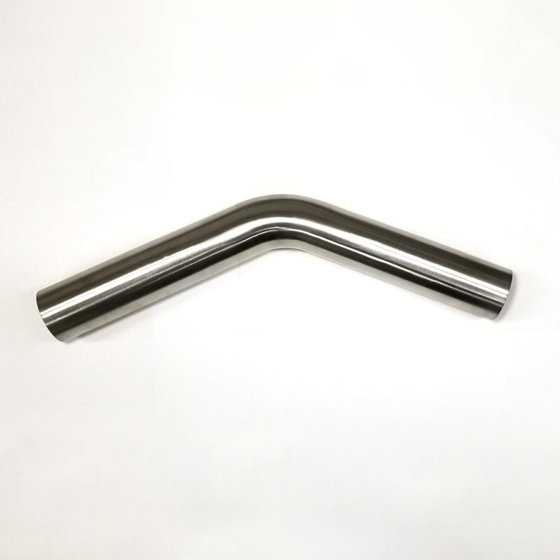 Stainless Bros 2.25in Diameter 1.5D / 3.375in CLR 45 Degree Bend 6.5in leg/6.5in leg Mandrel Bend 601-05726-8150 601-05726-8150 Photo - Primary