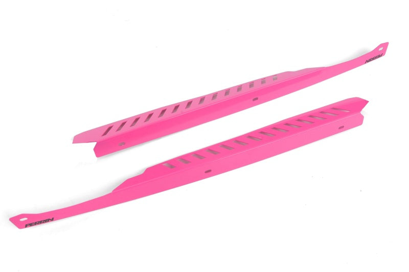 Perrin Performance Perrin 08-14 Subaru WRX/STI Fender Shroud Set - Hyper Pink PSP-ENG-549HP