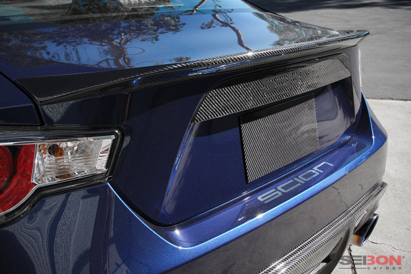 Seibon Carbon Fiber Trunk Garnish - FR-S BRZ RG1213SCNFRS RG1213SCNFRS Photo - Primary