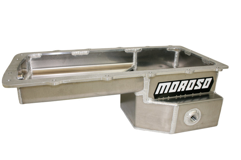 Moroso Oil Pan,Ford 5.0 Coyote,Drag Race Baffled,Rear T-Sump 20574 Photo - Primary
