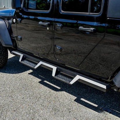 Westin 2020 Jeep Gladiator HDX Drop Nerf Step Bars - Textured Black 56-14165 56-14165 Photo - Mounted