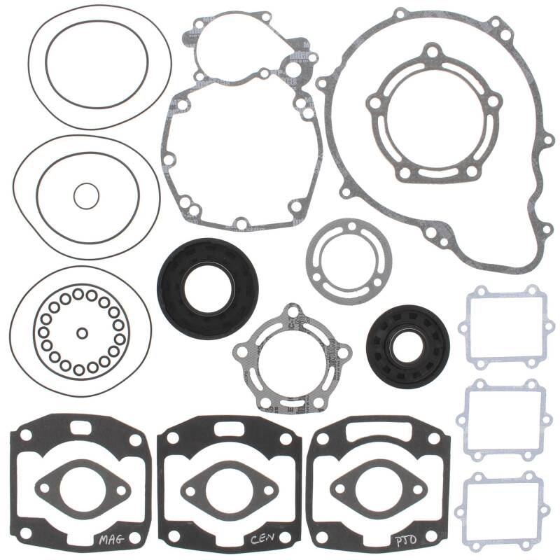 Vertex Pistons Vertex Gaskets 95-96 Arctic Cat Tigershark 900 Complete Gasket Kit w/ Oil Seals 611502 611502 Photo - Primary
