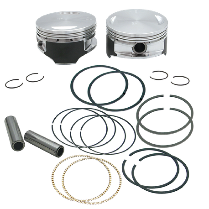 S&S Cycle Piston Set 3-7/8in +.010in 92-1211