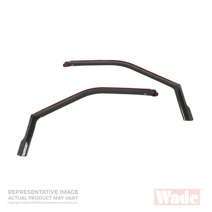 Westin 1994-2002 Dodge Ram (Old Body Style) Wade In-Channel Wind Deflector 2pc - Smoke 72-35467 72-35467 Photo - Primary