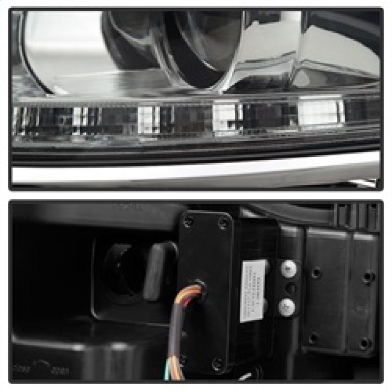 Spyder Lexus GS 300 / 350 / 450 06-11 Headlights - HID Model Only - Smoke PRO-YD-LG06-HID-DRL-SM 5082817 5082817 Photo - Unmounted