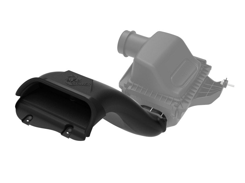 aFe Rapid Induction Dynamic Air Scoop 2021+ Ford F-150V6/V8 - Black 52-10010S 52-10010S Photo - Mounted
