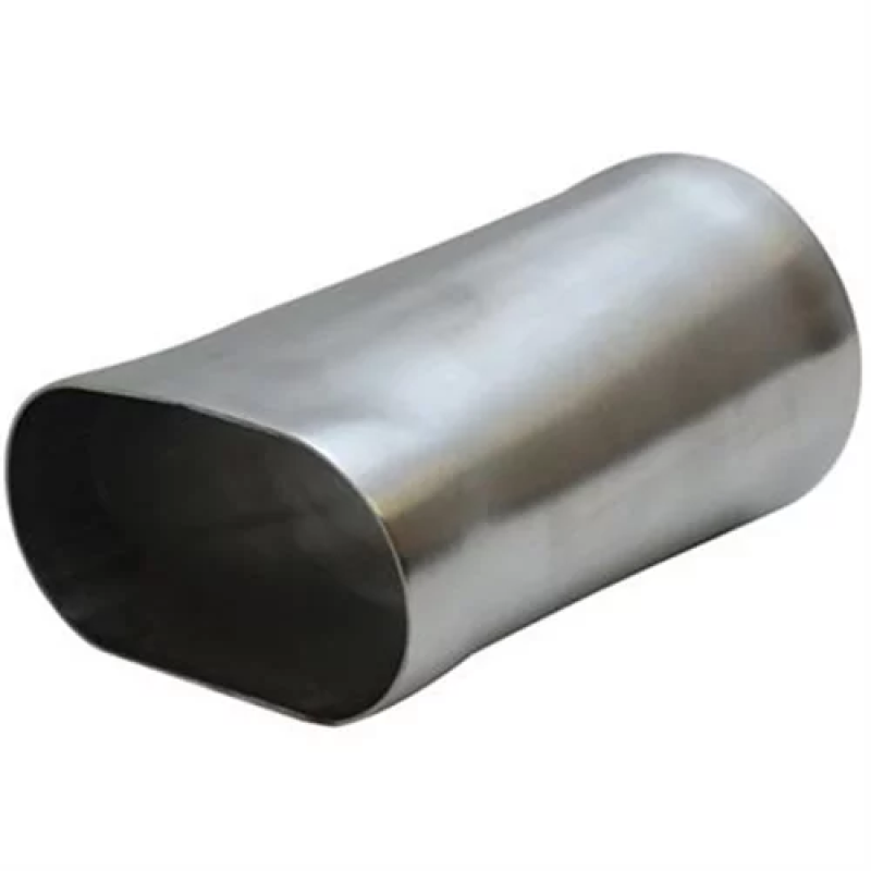 Granatelli Motor Sports Granatelli 3.0in Round to 3.0in Oval Weld In Exhaust Adapter 313531 313531 Photo - Primary