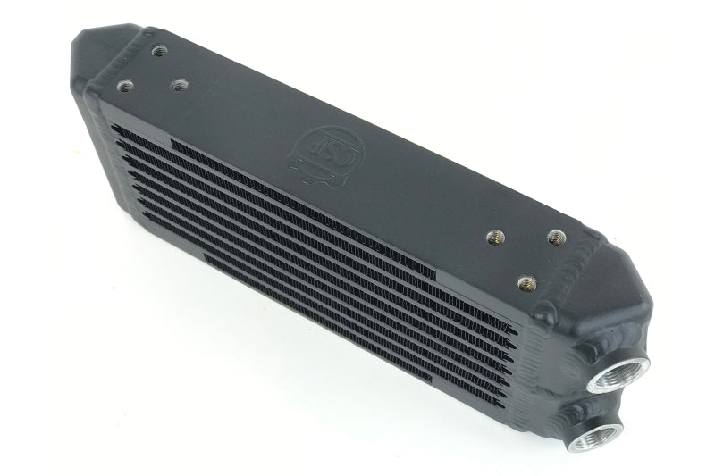 CSF Universal Dual-Pass Oil Cooler - M22 x 1.5 - 13in L x 4.75in H x 2.16in W 8119 8119 Photo - out of package