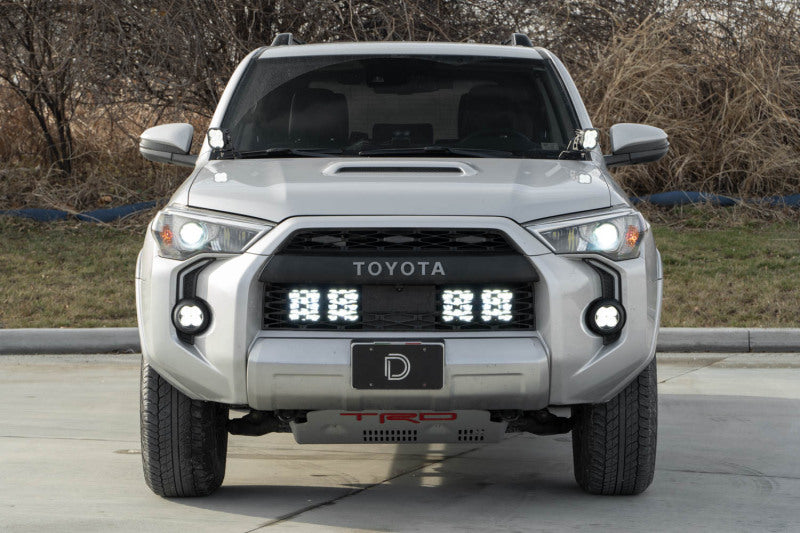 Diode Dynamics 14-23 Toyota 4Runner SS5 Stealth Grille LED 2-Pod Kit Sport - White Combo DD7534 DD7534 User 4