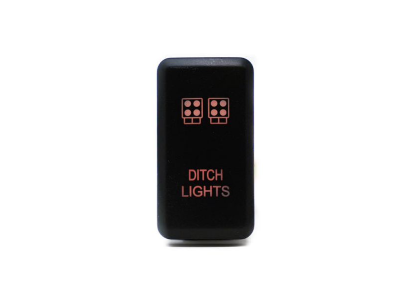 Cali Raised LED Cali Raised Tall Style Toyota Oem Style Ditch Lights Switch - Amber CR2391 CR2391 Photo - Primary
