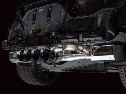 AWE Tuning AWE 2023 C8 Corvette Z06 SwitchPath Cat-Back Exhaust - Diamond Black Tips 3025-43906 3025-43906 Photo - Mounted