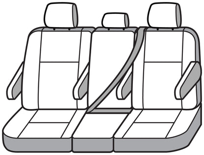 Covercraft 21-24 Toyota Sienna Waterproof Polyester SeatSaver Custom Second Row Seat Covers - Grey SS8533WFGY SS8533WFGY Photo - out of package