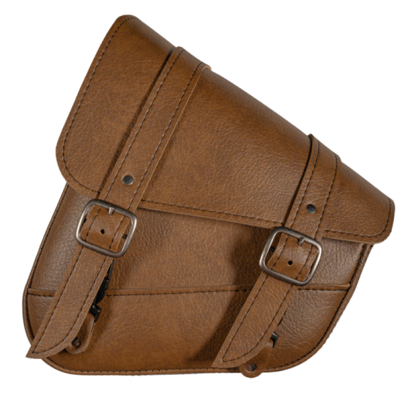 Willie & Max HD Softails, Yamaha Rd Stars, Kaw Vulcan 900, Suz C50 Swingarm Bag - Warm Brown 59774-00 59774-00 User 1