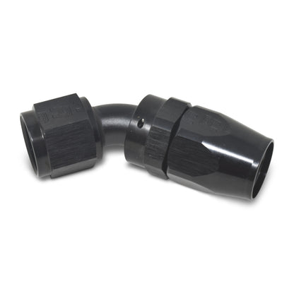 Russell Performance -8 AN Black 45 Degree Full Flow Hose End 610105 610105 Photo - out of package